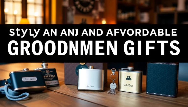 Stylish Yet Affordable: 50 Cheap Groomsmen Gifts That Impress