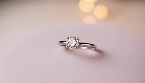 Showcase stunning 2 Carat Engagement Rings with a brilliant diamond in a classic setting, emphasizing elegance and beauty.