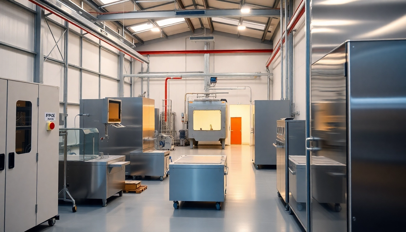 E-coating services in the West Midlands showcasing efficient industrial processes.