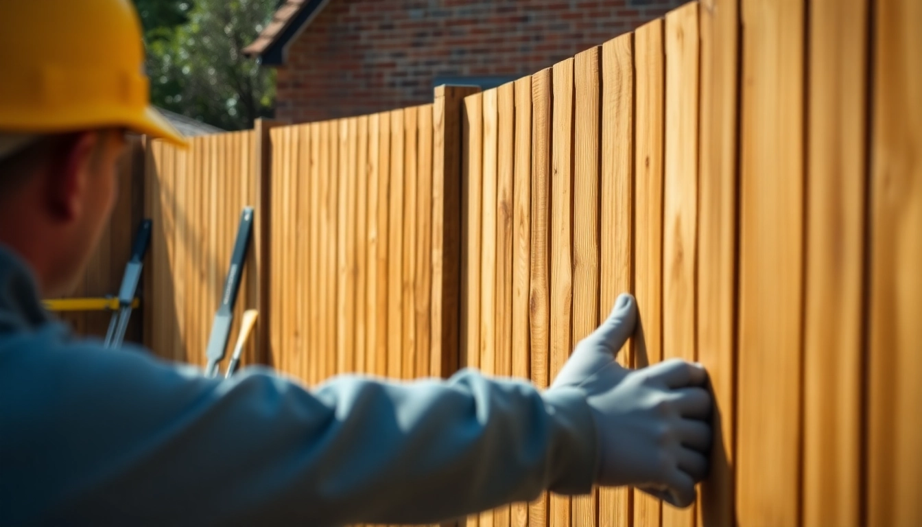 Fencing companies Manchester build durable wooden fences for residential properties.