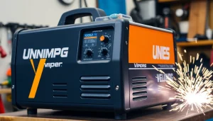 Watch the Unimig Viper 185 welder perform MIG tasks with precision and efficiency.