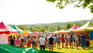 Celebrate thrilling wildfire events with community festivities and vibrant food stalls.