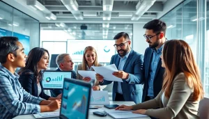Engaging team using ai prompts for competitive intelligence in a modern business setting.
