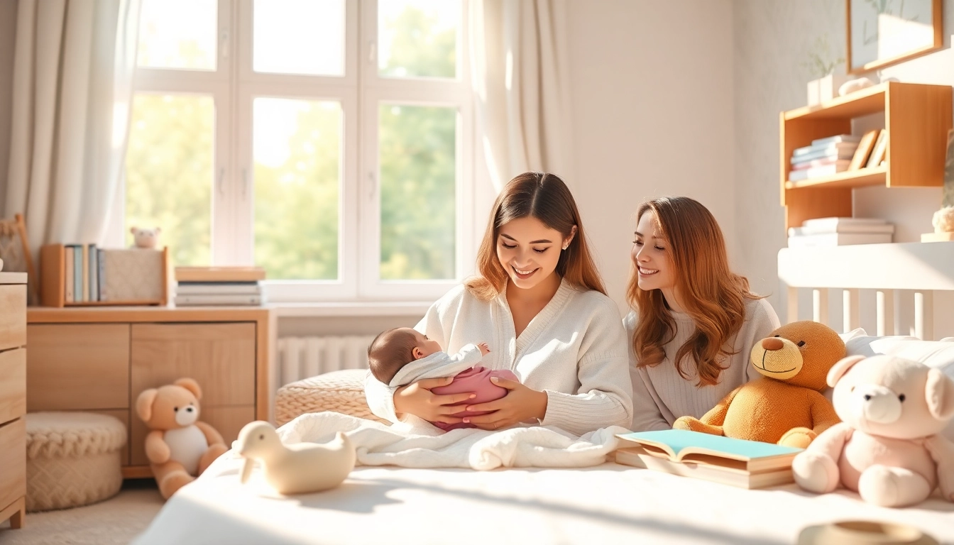Selecciona entre los mejores nombres de niño en una acogedora habitación.