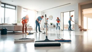 Creating a spotless environment through bond cleaning brisbane service in a bright apartment.